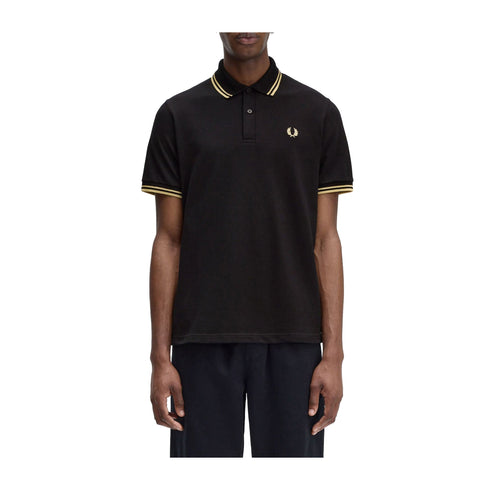 Fred Perry Polo Polo Uomo con doppia riga 40 - Francavilla Moda
